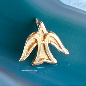 Vintage James Avery Retired 14K Solid Gold Dove Lapel Pin  🕊️